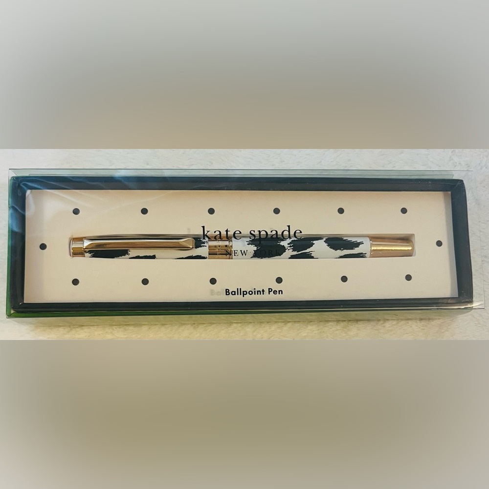 KATE SPADR Modern Leopard Ballpoint Pen NEW!